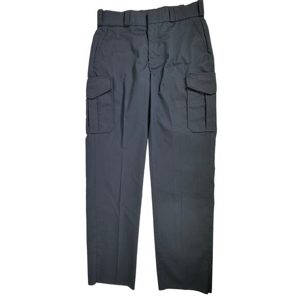 Elbeco Mens Cargo Uniform Pants Size 36R Unhemmed Navy Blue READ - Picture 1 of 9